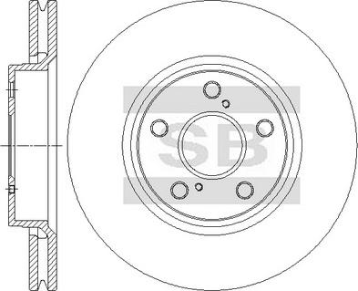 Hi-Q SD4907 - Тормозной диск abcparts.ee