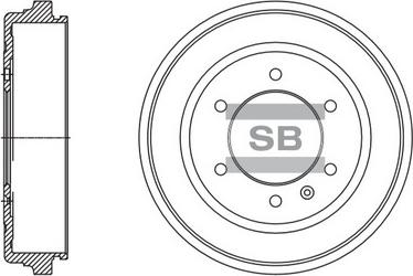 Hi-Q SD4508 - Тормозной барабан abcparts.ee