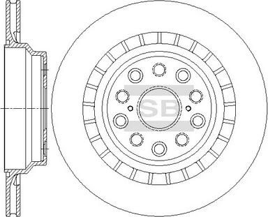Hi-Q SD4651 - Тормозной диск abcparts.ee