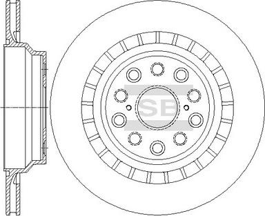 Hi-Q SD4653 - Тормозной диск abcparts.ee