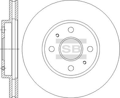 Hi-Q SD4619 - Тормозной диск abcparts.ee