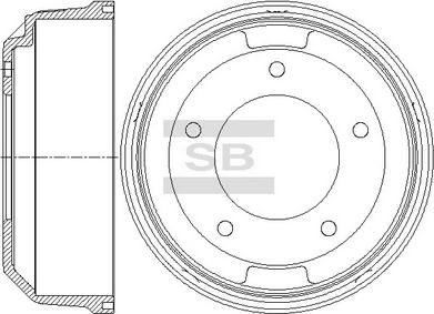 Hi-Q SD4638 - Тормозной барабан abcparts.ee