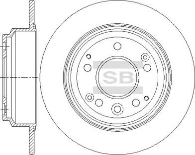 Hi-Q SD4141 - Тормозной диск abcparts.ee