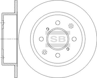 Hi-Q SD4138 - Тормозной диск abcparts.ee
