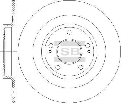 Hi-Q SD4344 - Тормозной диск abcparts.ee