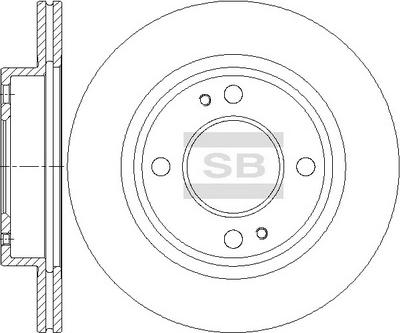 Hi-Q SD4347 - Тормозной диск abcparts.ee