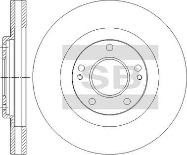 Hi-Q SD4357 - Тормозной диск abcparts.ee