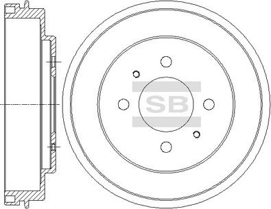 Hi-Q SD4319 - Тормозной барабан abcparts.ee
