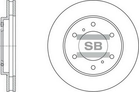 Hi-Q SD4311 - Тормозной диск abcparts.ee