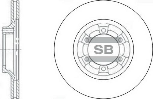 Hi-Q SD4313 - Тормозной диск abcparts.ee