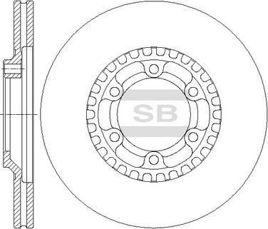 Hi-Q SD4321 - Тормозной диск abcparts.ee