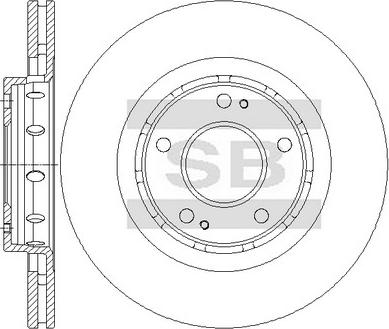 Hi-Q SD4371 - Тормозной диск abcparts.ee