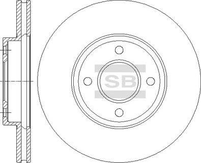 Hi-Q SD4235 - Тормозной диск abcparts.ee