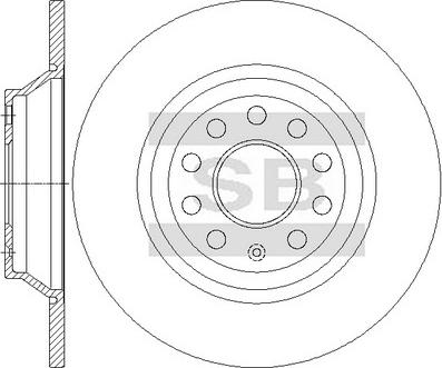 Hi-Q SD5438 - Тормозной диск abcparts.ee