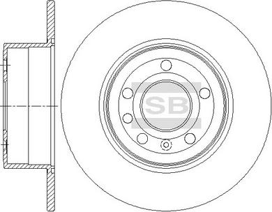 Hi-Q SD5109 - Тормозной диск abcparts.ee
