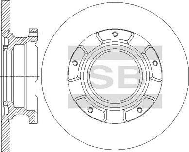 Hi-Q SD5354 - Тормозной диск abcparts.ee