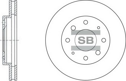Hi-Q SD1041 - Тормозной диск abcparts.ee