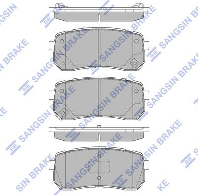 Hi-Q SP1192 - Тормозные колодки, дисковые, комплект abcparts.ee