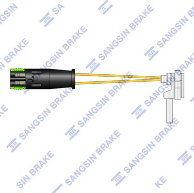 Hi-Q SWS2600 - Сигнализатор, износ тормозных колодок abcparts.ee