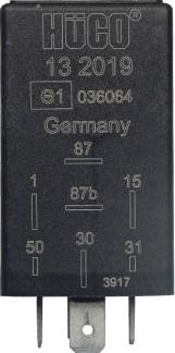 HITACHI 132019 - Реле, топливный насос abcparts.ee