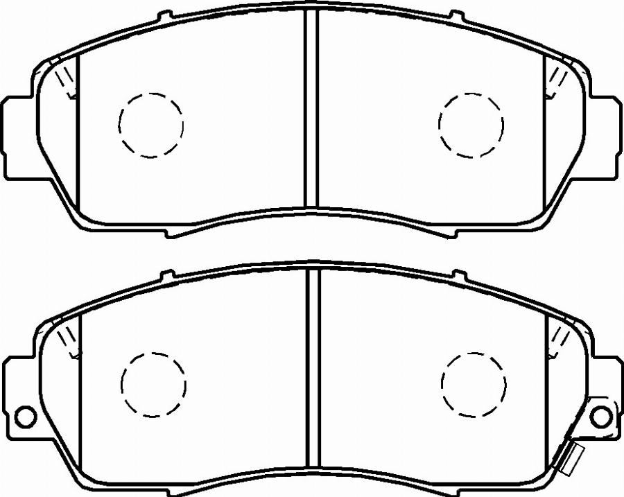 HITACHI BRPC00816A - Тормозные колодки, дисковые, комплект abcparts.ee