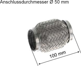 HJS 83 00 8514 - Гофрированная труба, выхлопная система abcparts.ee