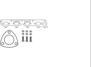 HJS 82 14 3307 - Монтажный комплект, катализатор abcparts.ee