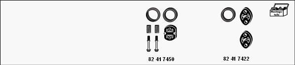 HJS MT-Dai22 - Система выпуска ОГ abcparts.ee