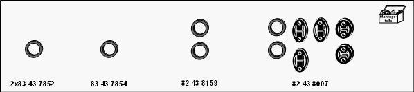 HJS MT-Hon13 - Система выпуска ОГ abcparts.ee