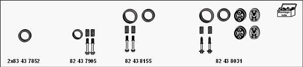 HJS MT-Hon37 - Система выпуска ОГ abcparts.ee