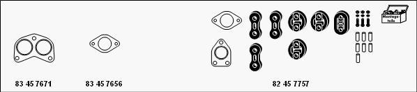 HJS MT-Mit12 - Система выпуска ОГ abcparts.ee