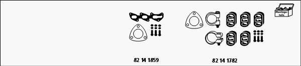 HJS MT-OP25 - Система выпуска ОГ abcparts.ee