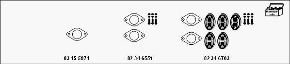HJS MT-Rov4 - Система выпуска ОГ abcparts.ee