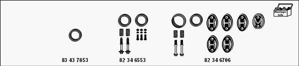 HJS MT-Rov17 - Система выпуска ОГ abcparts.ee