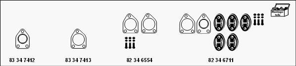 HJS MT-Rov7 - Система выпуска ОГ abcparts.ee