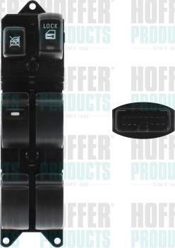 Hoffer 2106542 - Выключатель, стеклоподъемник abcparts.ee