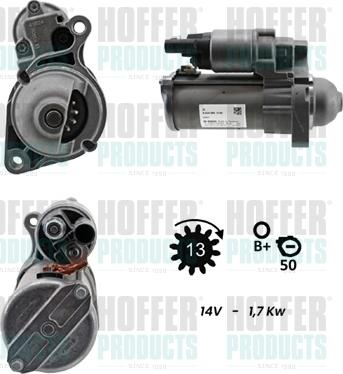 Hoffer H5010887G - Стартер abcparts.ee
