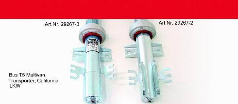 H&R 29267-2 - Комплект ходовой части, пружины / амортизаторы abcparts.ee