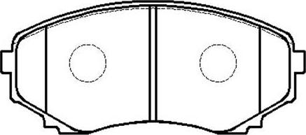 Advics SS115-S - Тормозные колодки, дисковые, комплект abcparts.ee