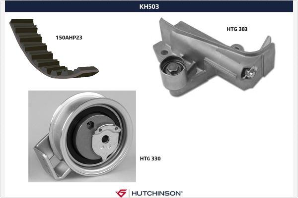 Hutchinson KH 503 - Комплект зубчатого ремня ГРМ abcparts.ee