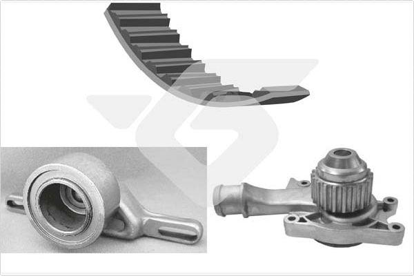 Hutchinson KH 61WP06 - Водяной насос + комплект зубчатого ремня ГРМ abcparts.ee