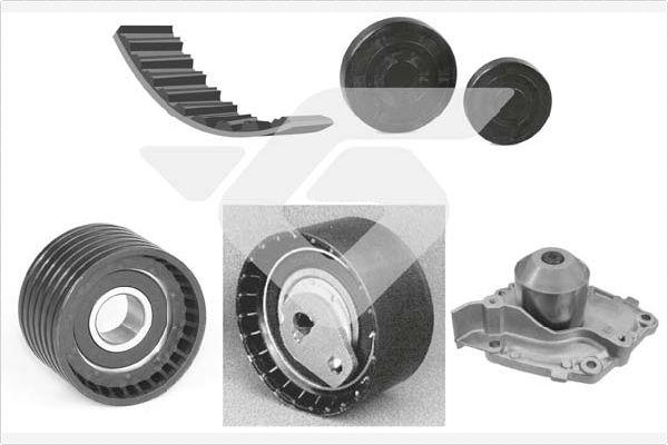 Hutchinson KH 149WP55 - Водяной насос + комплект зубчатого ремня ГРМ abcparts.ee