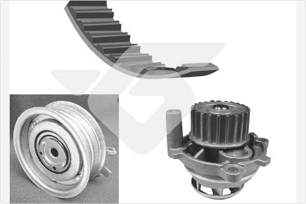 Hutchinson KH 125WP35 - Водяной насос + комплект зубчатого ремня ГРМ abcparts.ee