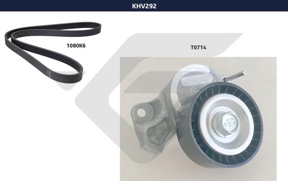 Hutchinson KHV 292 - Поликлиновый ременный комплект abcparts.ee