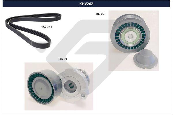 Hutchinson KHV 262 - Поликлиновый ременный комплект abcparts.ee