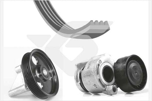 Hutchinson KHV 209 - Поликлиновый ременный комплект abcparts.ee
