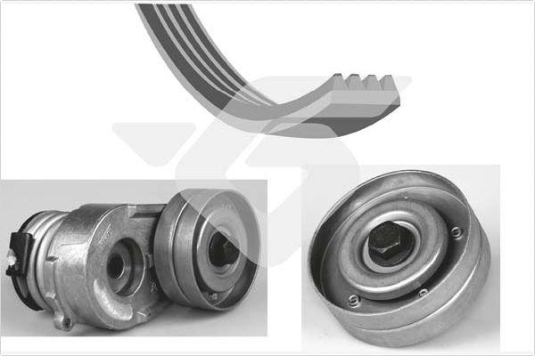 Hutchinson KHV 221 - Поликлиновый ременный комплект abcparts.ee