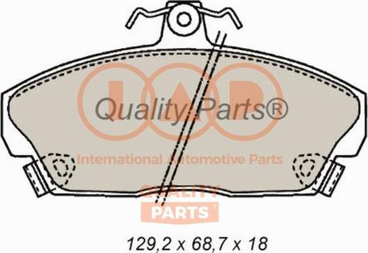 IAP QUALITY PARTS 704-06021 - Тормозные колодки, дисковые, комплект abcparts.ee