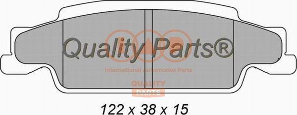 IAP QUALITY PARTS 704-00053 - Тормозные колодки, дисковые, комплект abcparts.ee