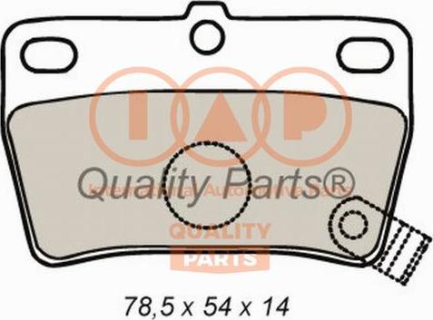 IAP QUALITY PARTS 704-17057 - Тормозные колодки, дисковые, комплект abcparts.ee
